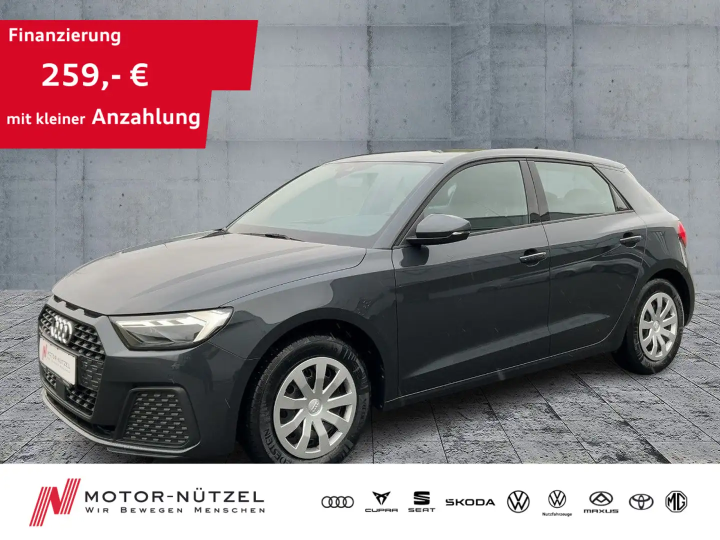 Audi A1 25 TFSI LED+2xPDC+GRA+SHZ+MFL Grau - 1