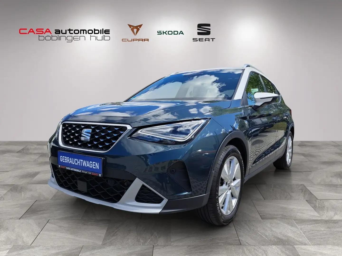SEAT Arona Xperience 1.0 TSI Voll-LED Navi SHZ Kamera Grün - 1