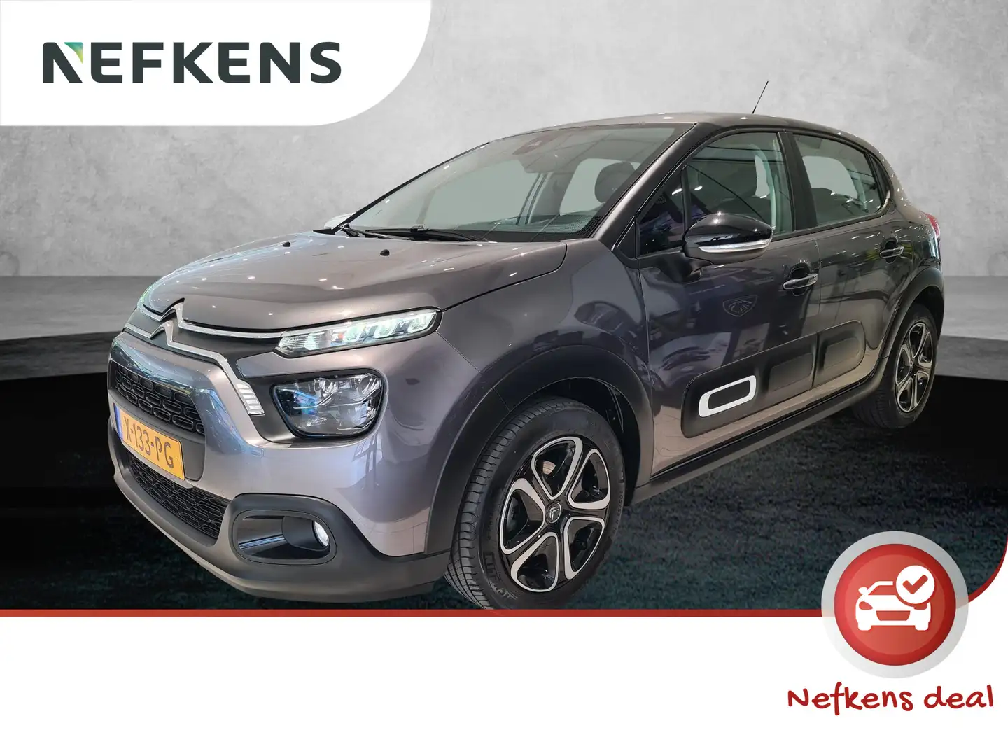 Citroen C3 1.2 82 pk Plus | CarPlay/Android Auto | Climate co Grijs - 1