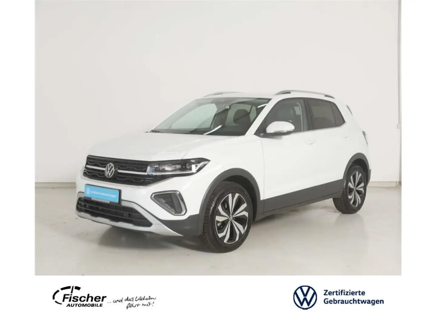 Volkswagen T-Cross 1.0 TSI Style DSG NAV/Matrix-LED Weiß - 1