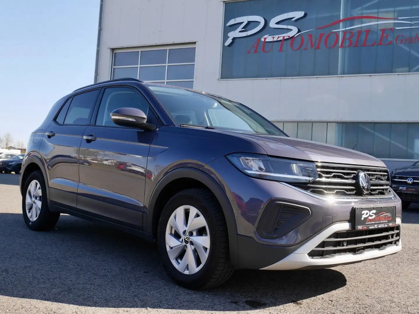 Volkswagen T-Cross 1.0 TSI DSG"Life"AHK+LED+Sitzh.+App+ACC Grau - 1