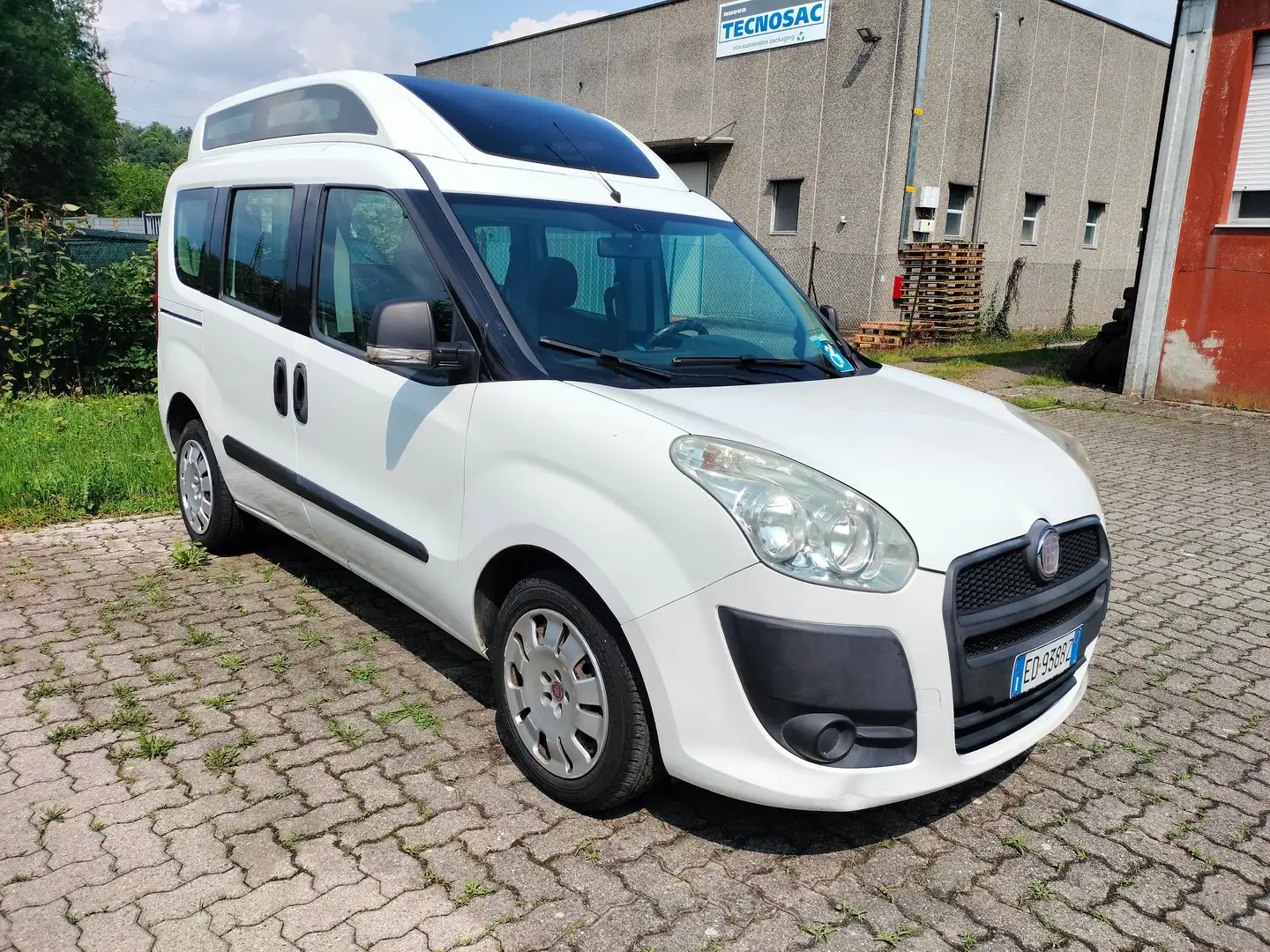 Fiat Doblo Doblo 1.6 mjt 16v Trasporto Disabili Bianco - 1