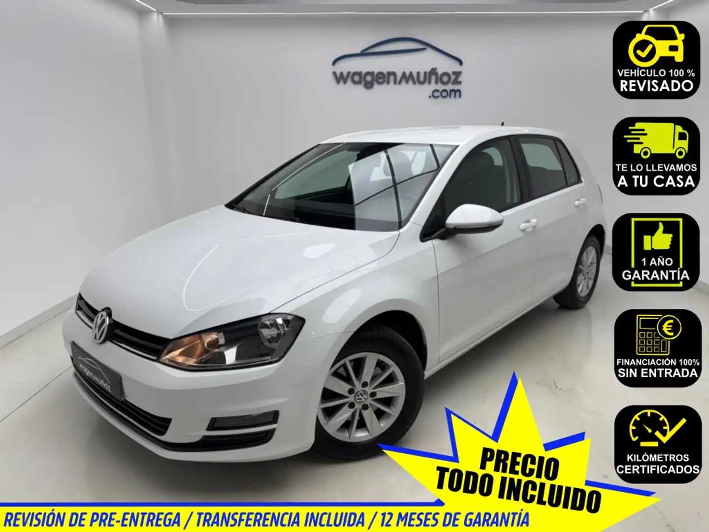 Volkswagen Golf 1.6TDI CR BMT Edition 110 Wit - 1