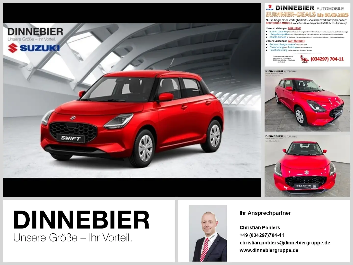 Suzuki Swift Club 4x4 Sitzheizung *5 Jahre Garantie* Rot - 1