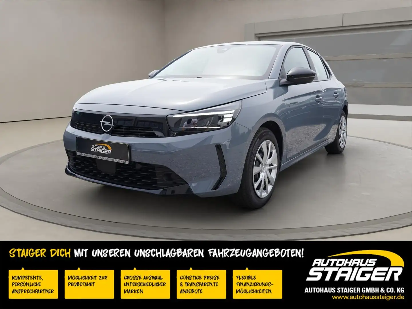 Opel Corsa Edition1.2+Lenkradheizung+Sitzheizung+ Grau - 1