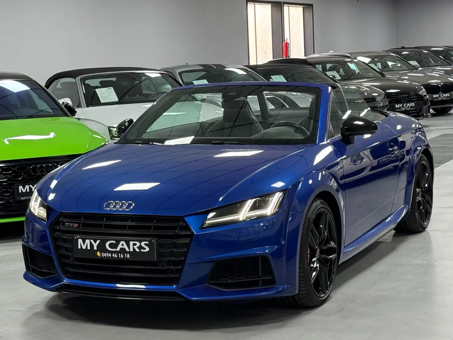 Audi TTS Cabrio 2.0 Tfsi Quattro Cockpit Cuir Gps Xenon Blau - 1