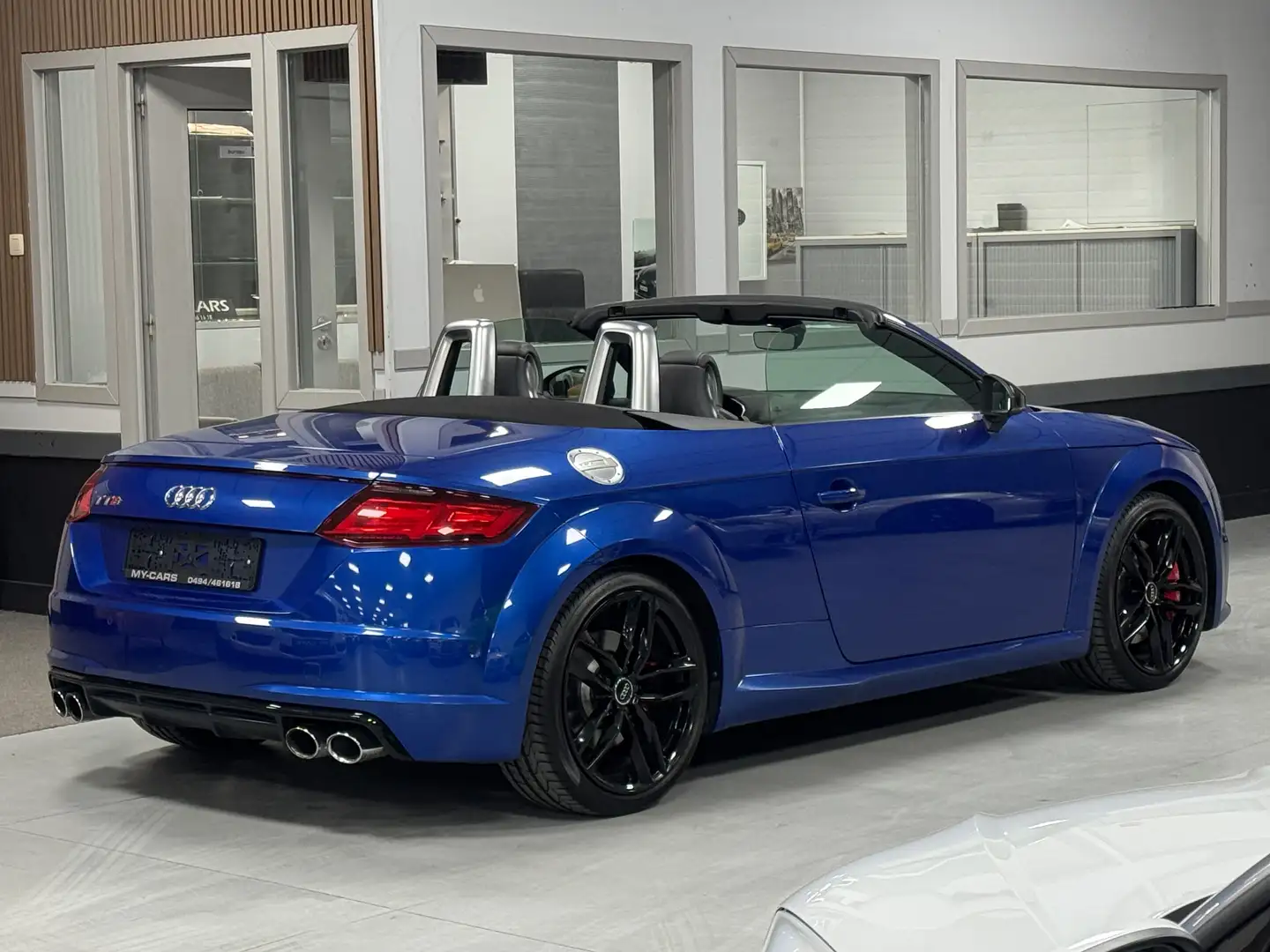 Audi TTS Cabrio 2.0 Tfsi Quattro Cockpit Cuir Gps Xenon Blau - 2