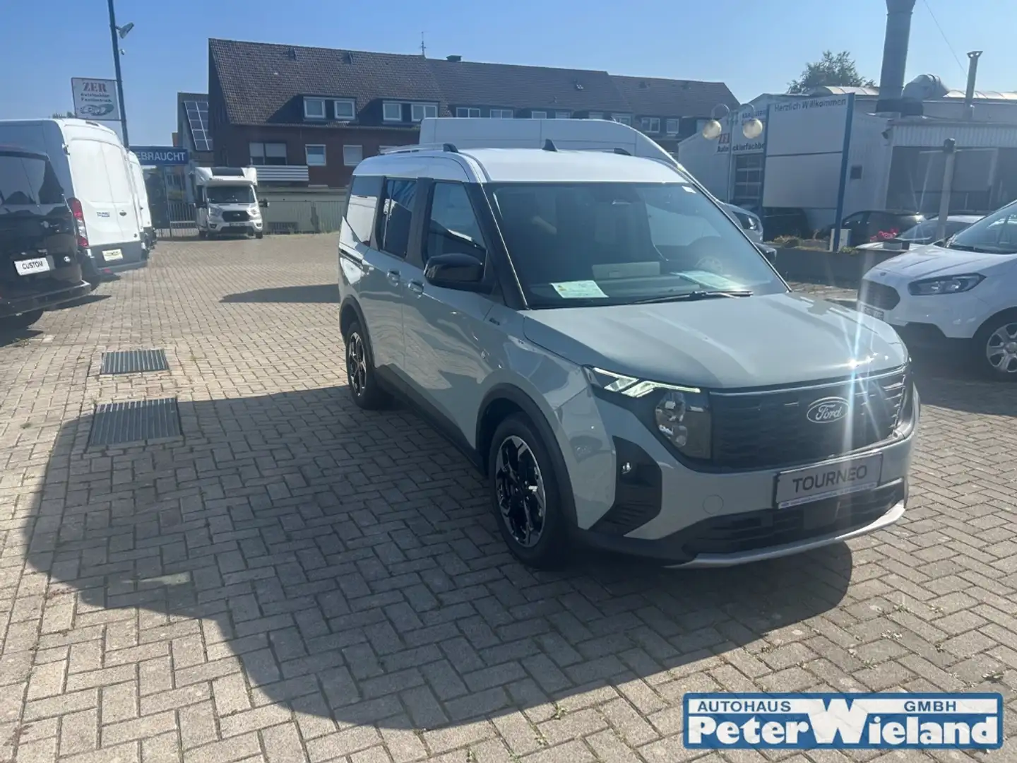 Ford Tourneo Courier Active 1.0 EcoBoost EU6e Navi ACC Klimaautom DAB K Grau - 2
