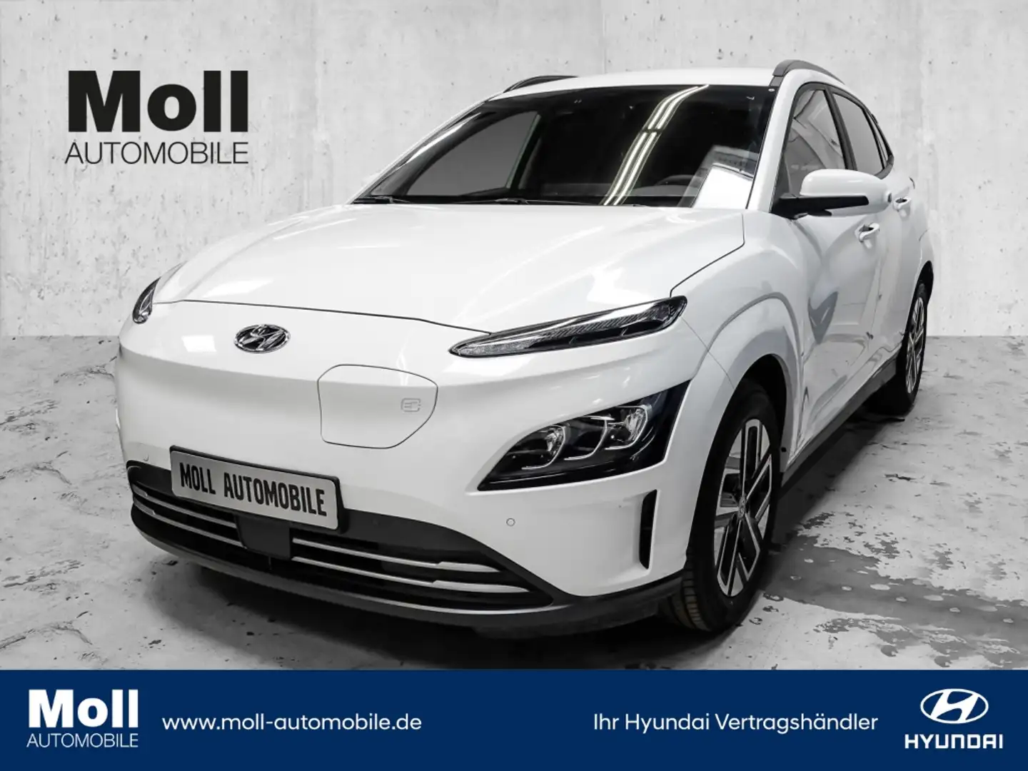 Hyundai KONA Elektro Advantage-Paket Navi Klimaaut. Apple Kamer Bianco - 1