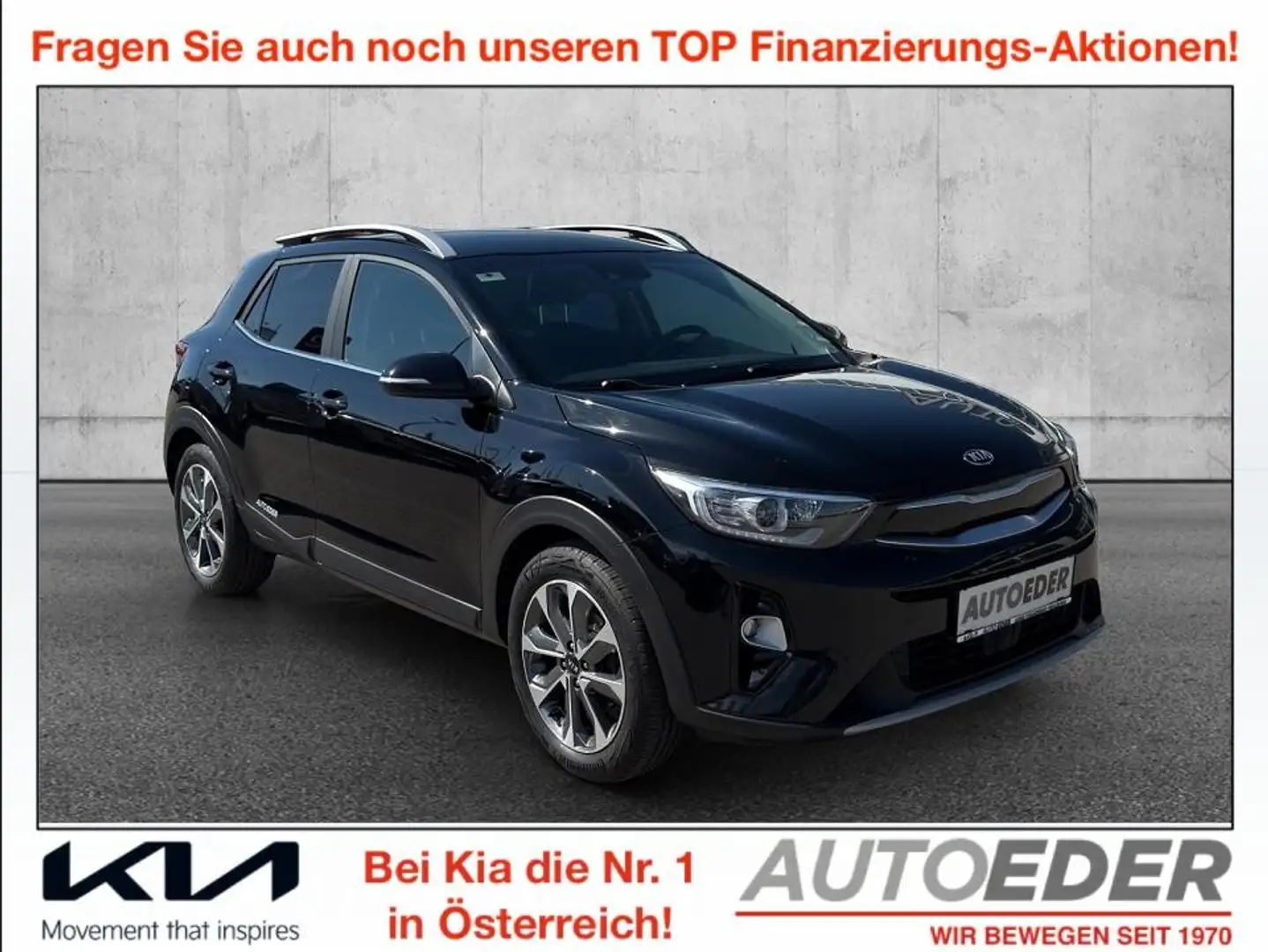 Kia Stonic 1,0 TGDI GPF ISG Gold Schwarz - 1