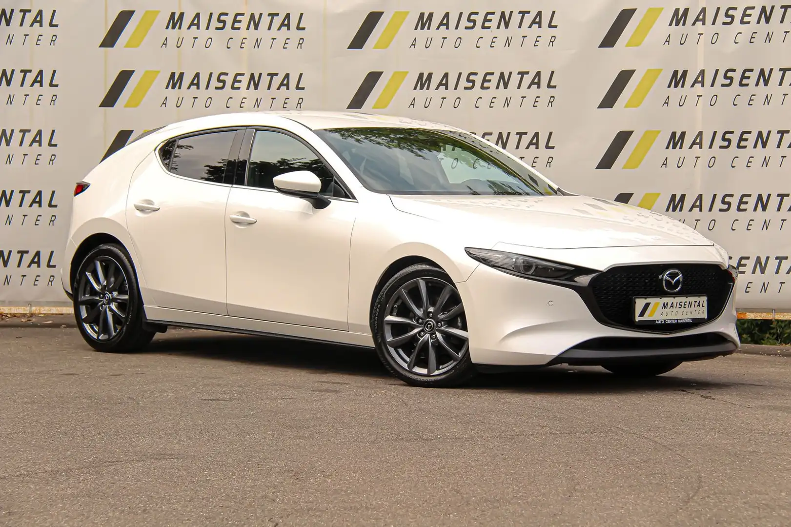 Mazda 3 Selection|Head-up|CarPlay|Spur|Pre-Crash-Syst. Blanc - 1