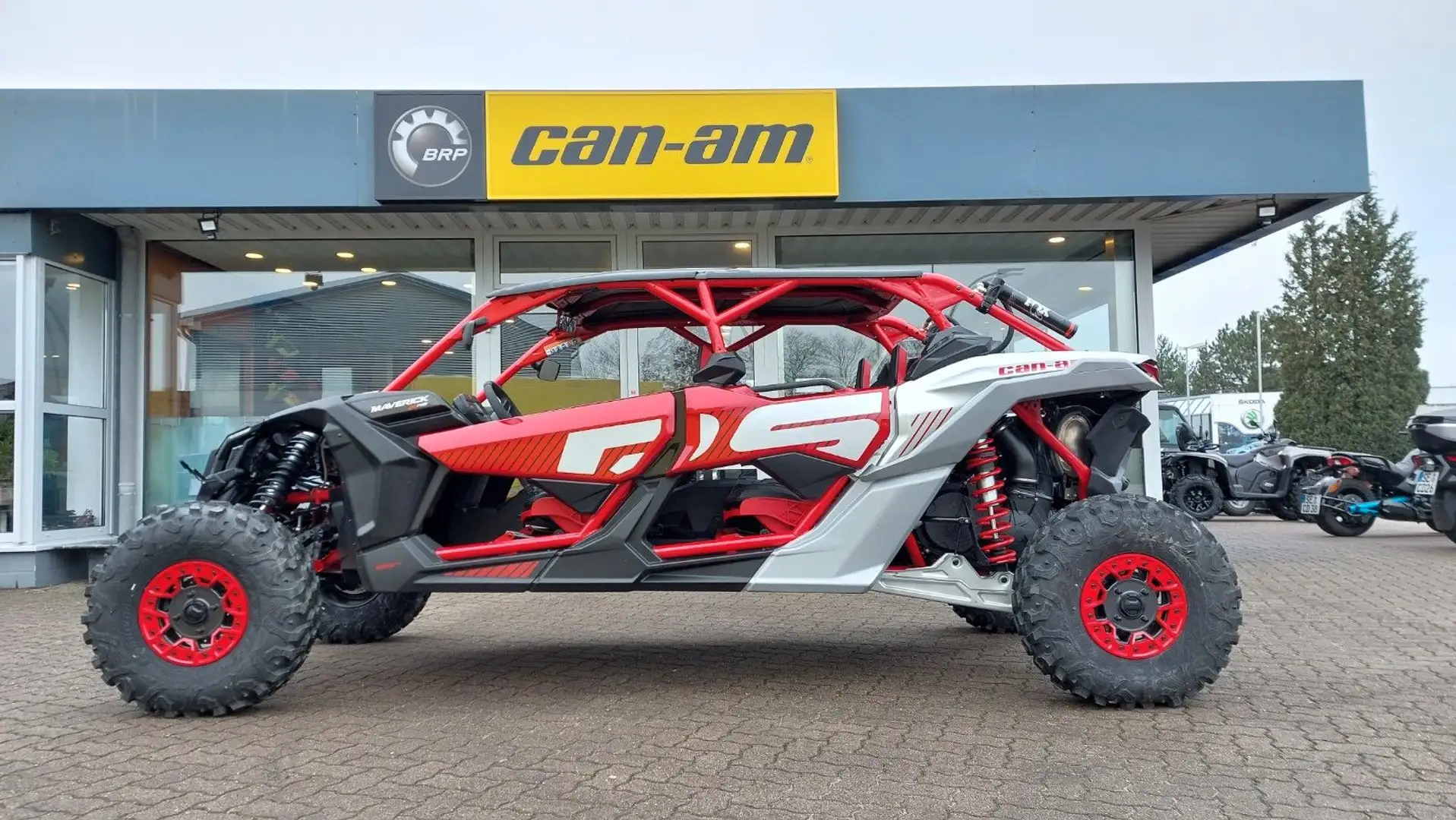 Can-Am Maverick Turbo RR MAX XRS SmartShox 4 Sitze LOF Roşu - 2