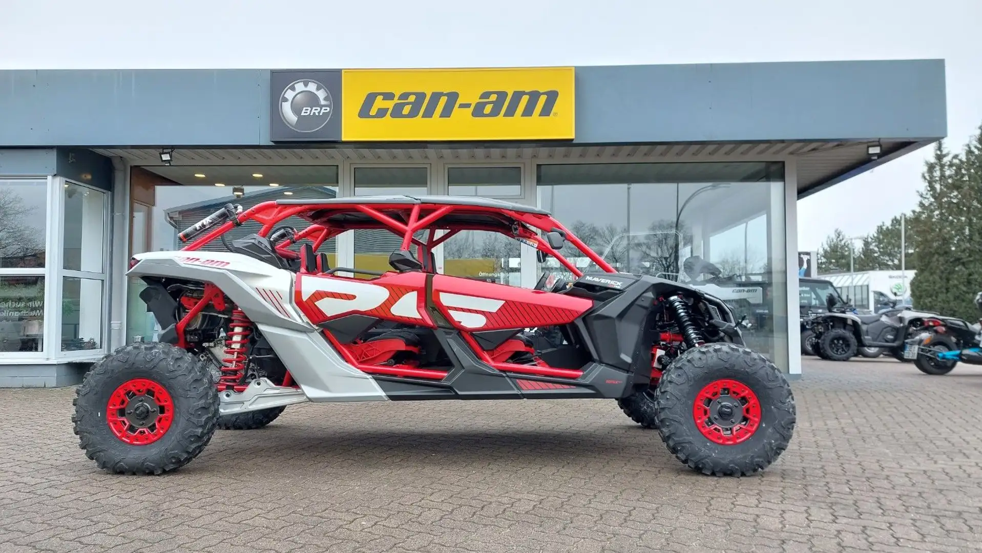 Can-Am Maverick Turbo RR MAX XRS SmartShox 4 Sitze LOF Roşu - 1