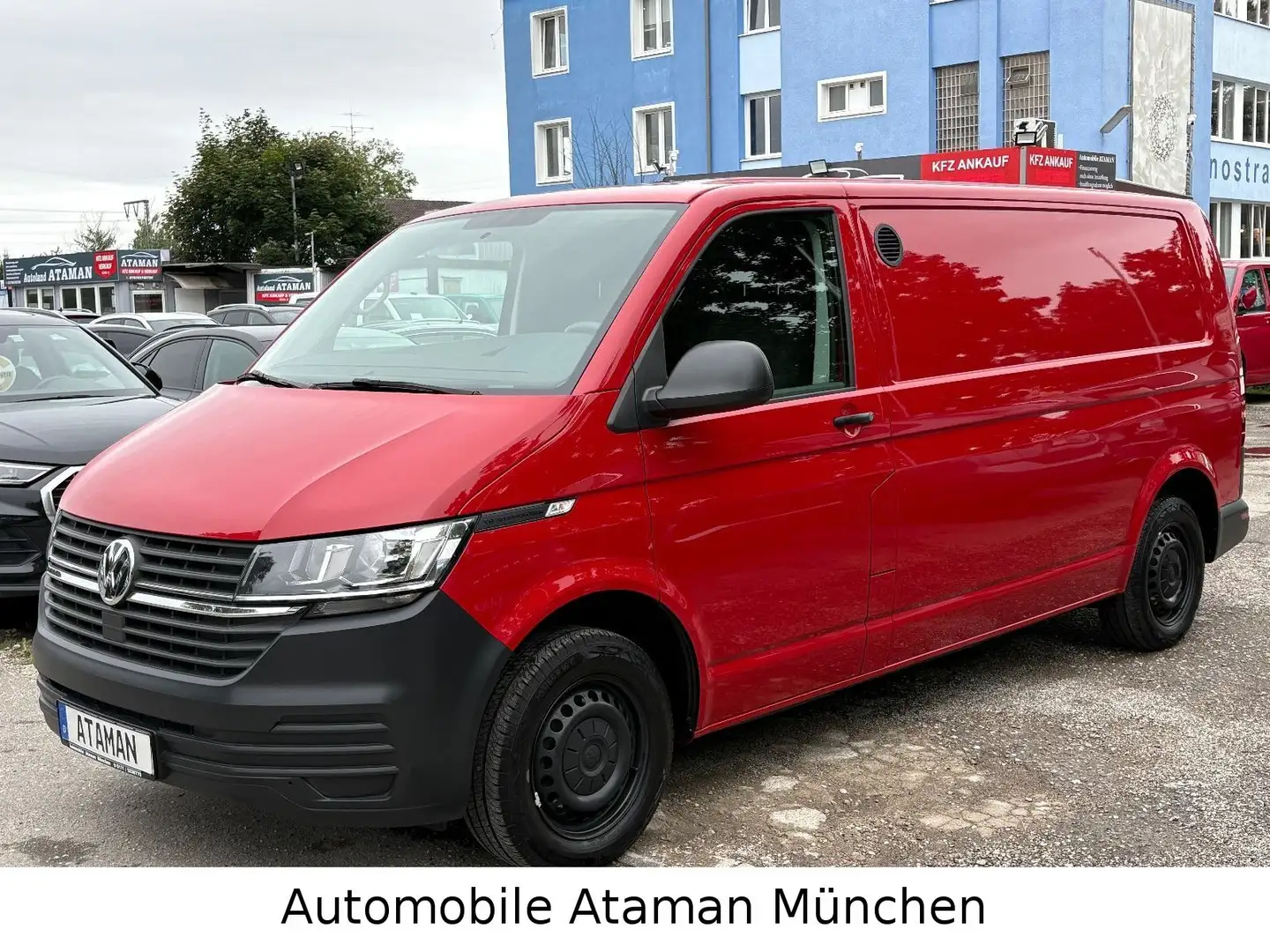 Volkswagen T6 Transporter T6.1 2.0 TDI Transporter LR Kasten lang / Klima Rot - 2