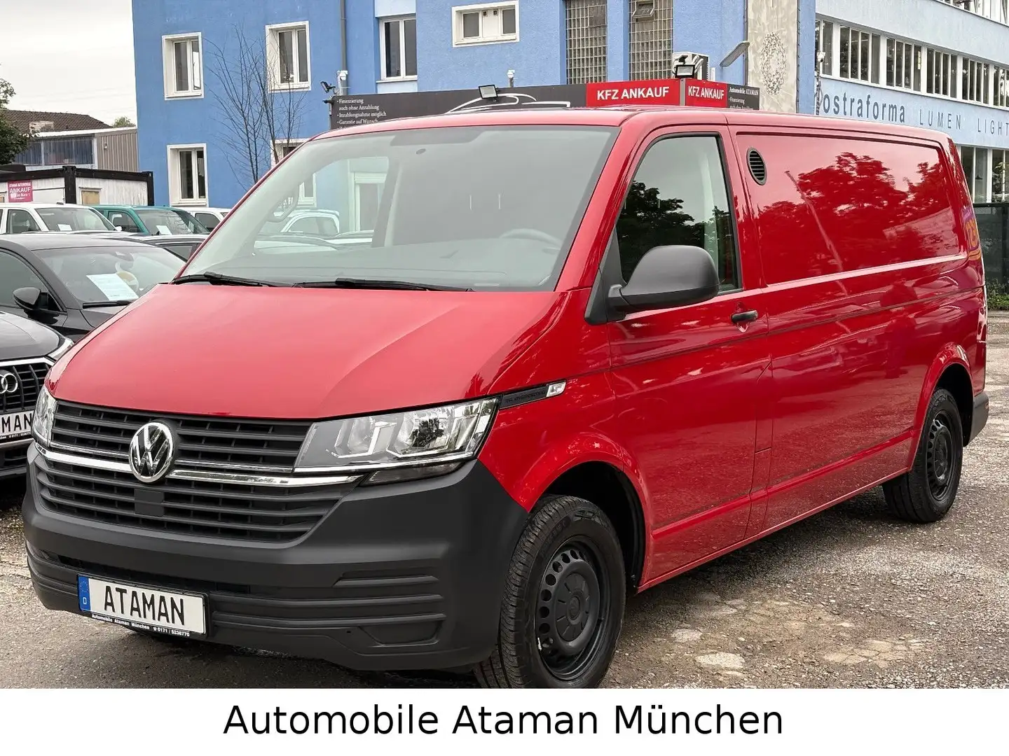 Volkswagen T6 Transporter T6.1 2.0 TDI Transporter LR Kasten lang / Klima Rot - 1
