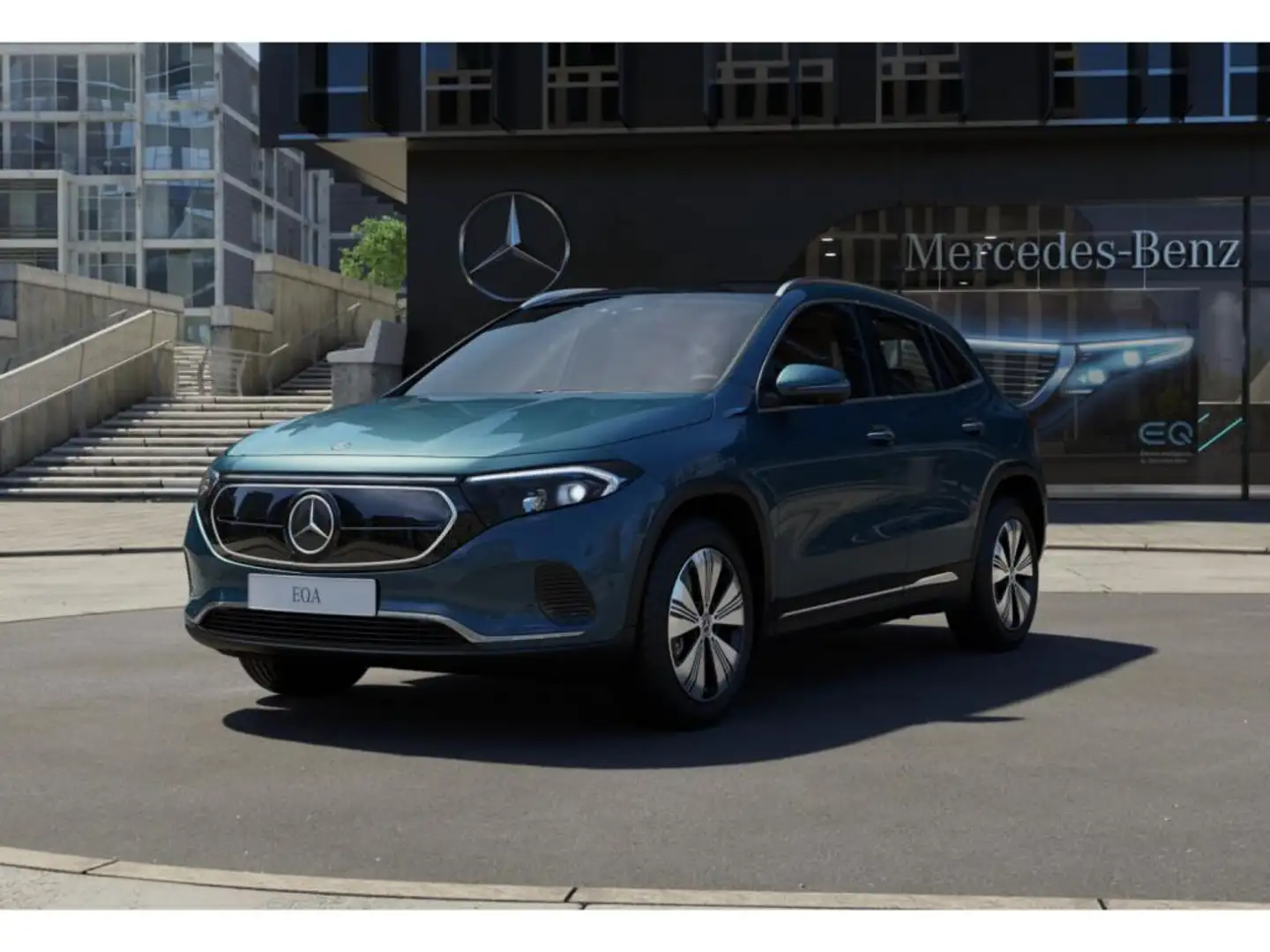 Mercedes-Benz EQA 250 Progressive 360°+MBUX+Pano+AHK+18+LED Blau - 1