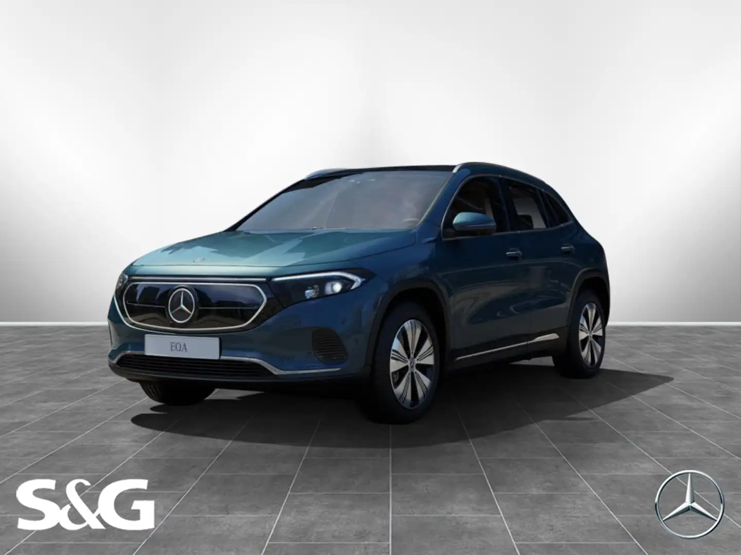 Mercedes-Benz EQA 250 AHK+360°+PANORAMA+LED+CARPLAY+MBUX+18" Blau - 1