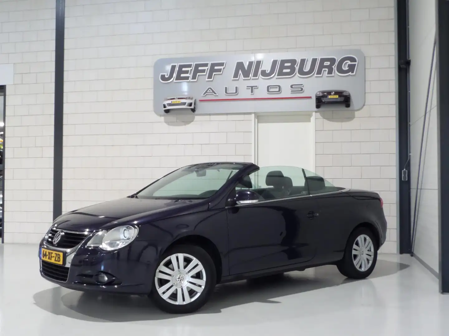 Volkswagen Eos 2.0-16v FSI "Origineel NL!" Bluetooth Cruise-contr Bleu - 2