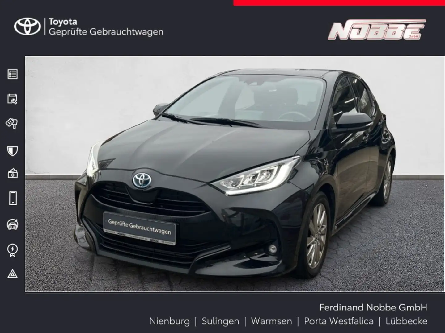Toyota Yaris Hybrid 1.5 VVT-i Luxe Nero - 1