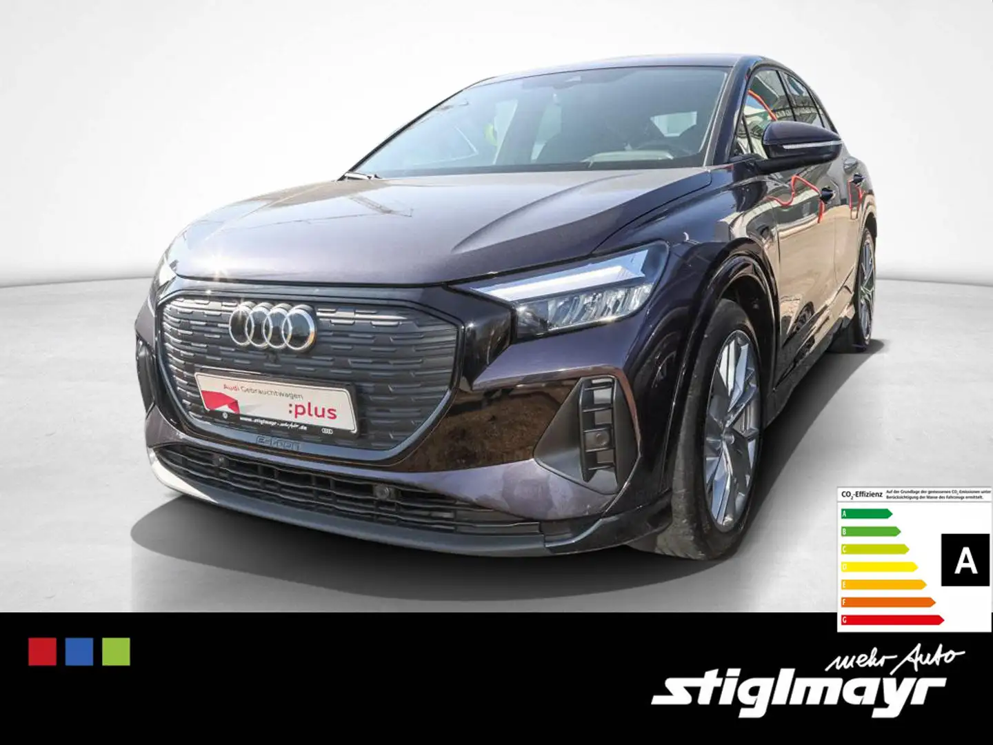 Audi Q4 e-tron Sportback 35 LED+PDC+VC+ALU 21´ Paars - 1