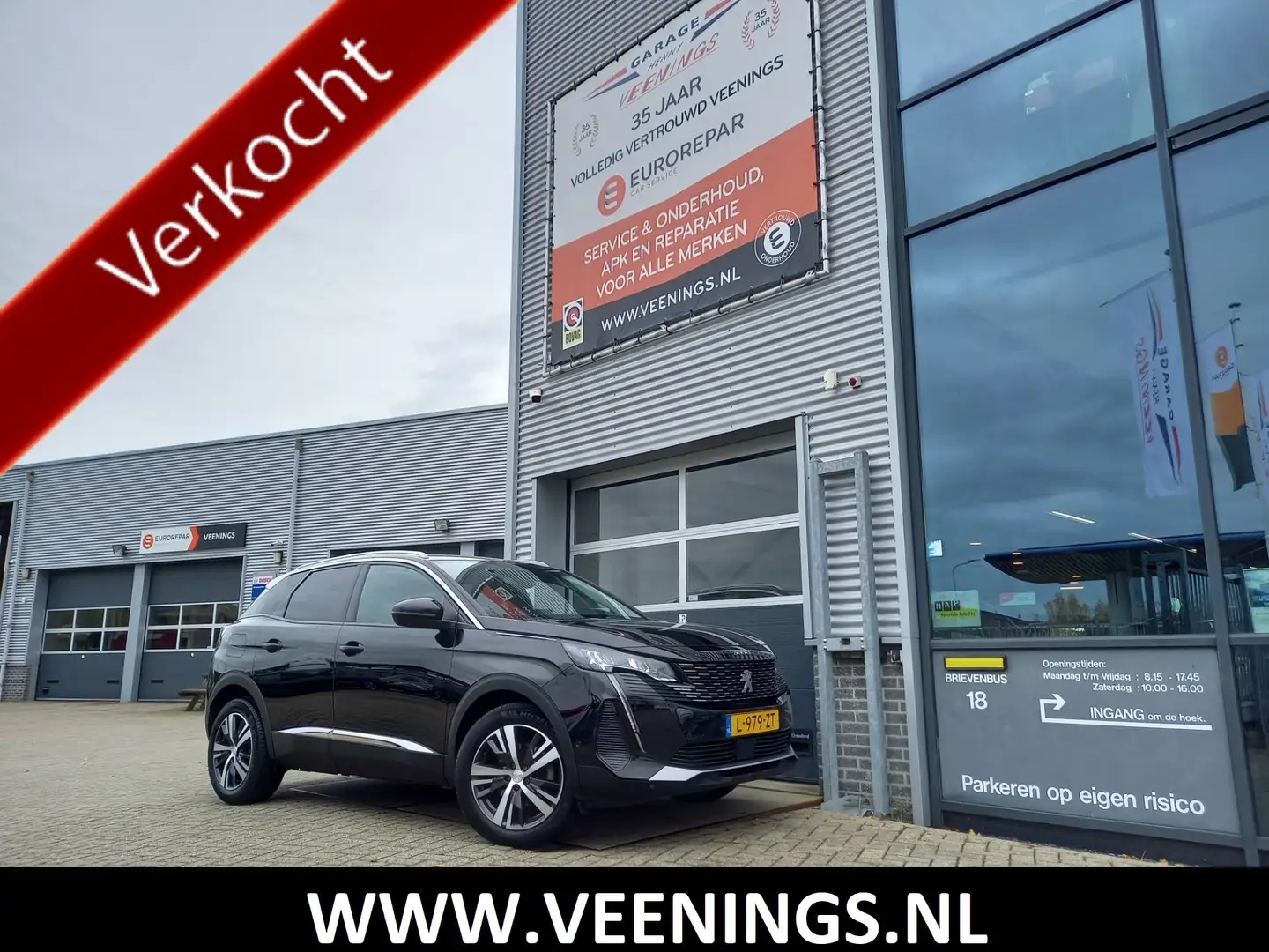 Peugeot 3008 1.2 PureTech Blue Lease Allure - CAMERA - STOELVER Noir - 1