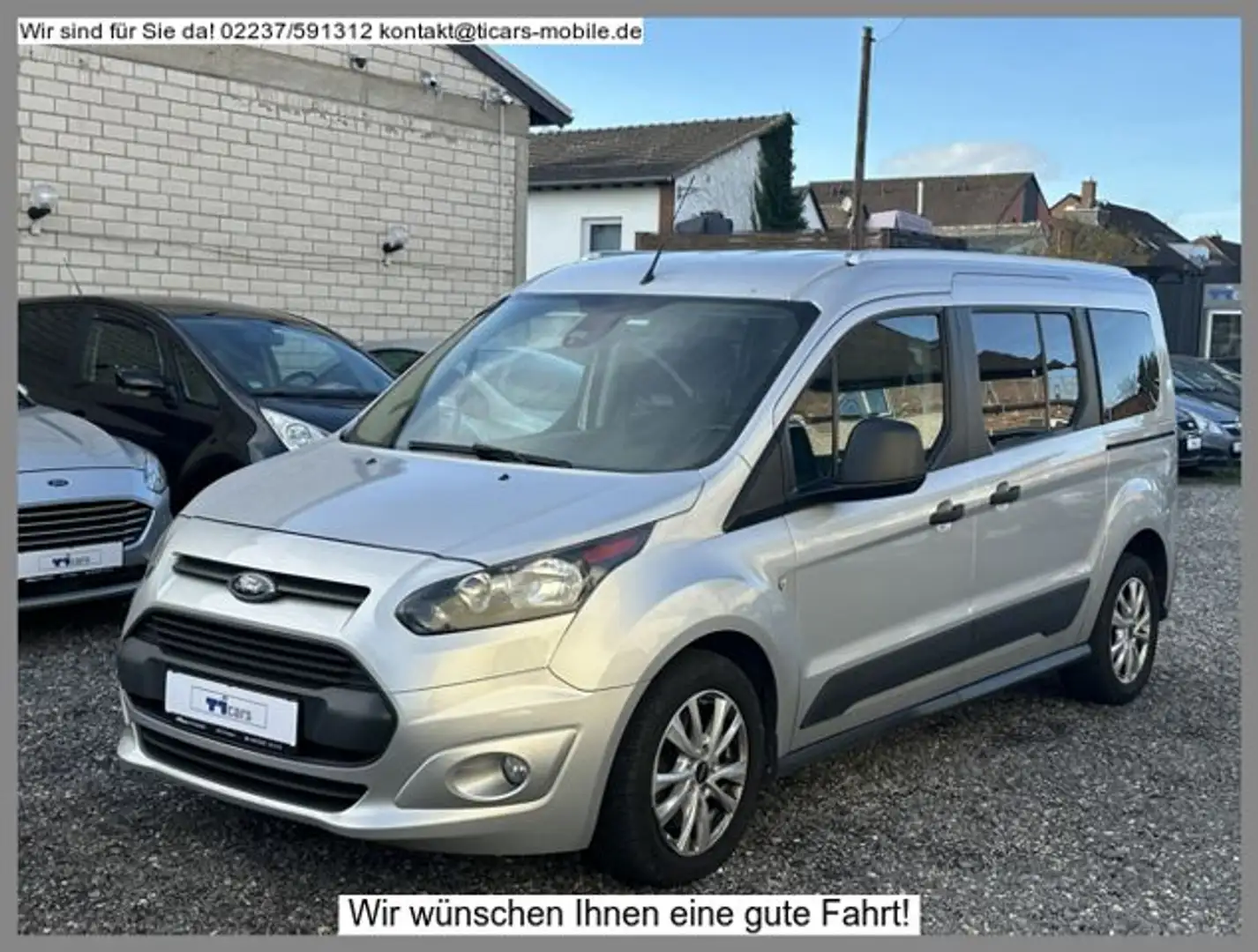 Ford Transit Connect *2.Hand,Navi,Kamera,PDC,Klimaaut,AHK* Silber - 1