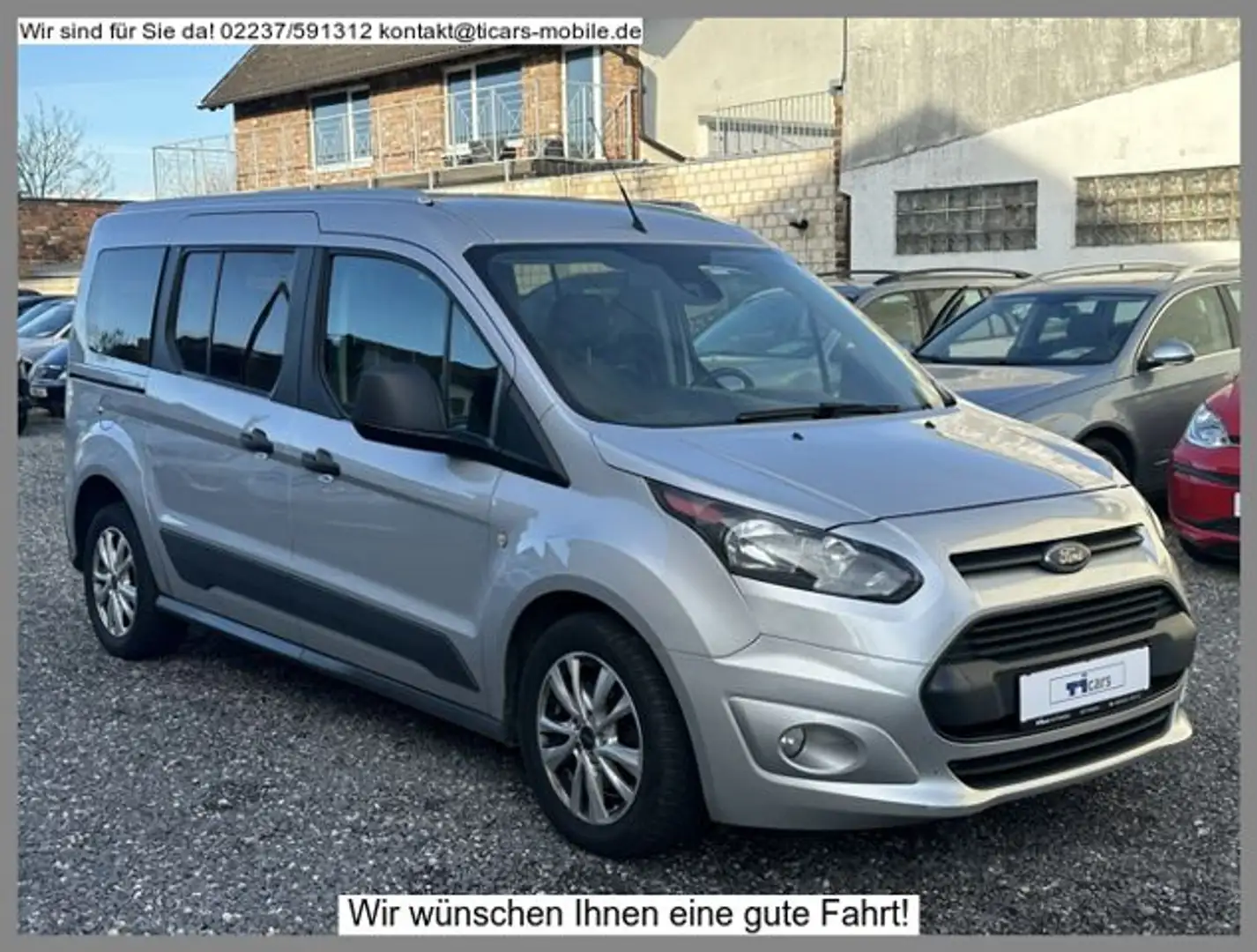 Ford Transit Connect *2.Hand,Navi,Kamera,PDC,Klimaaut,AHK* Silber - 2