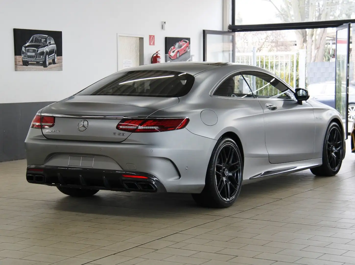 Mercedes-Benz S 63 AMG S63 AMG 4M+ MAGNO NiGHT *CERAMiC*CARBON*PANORAMA Gris - 2