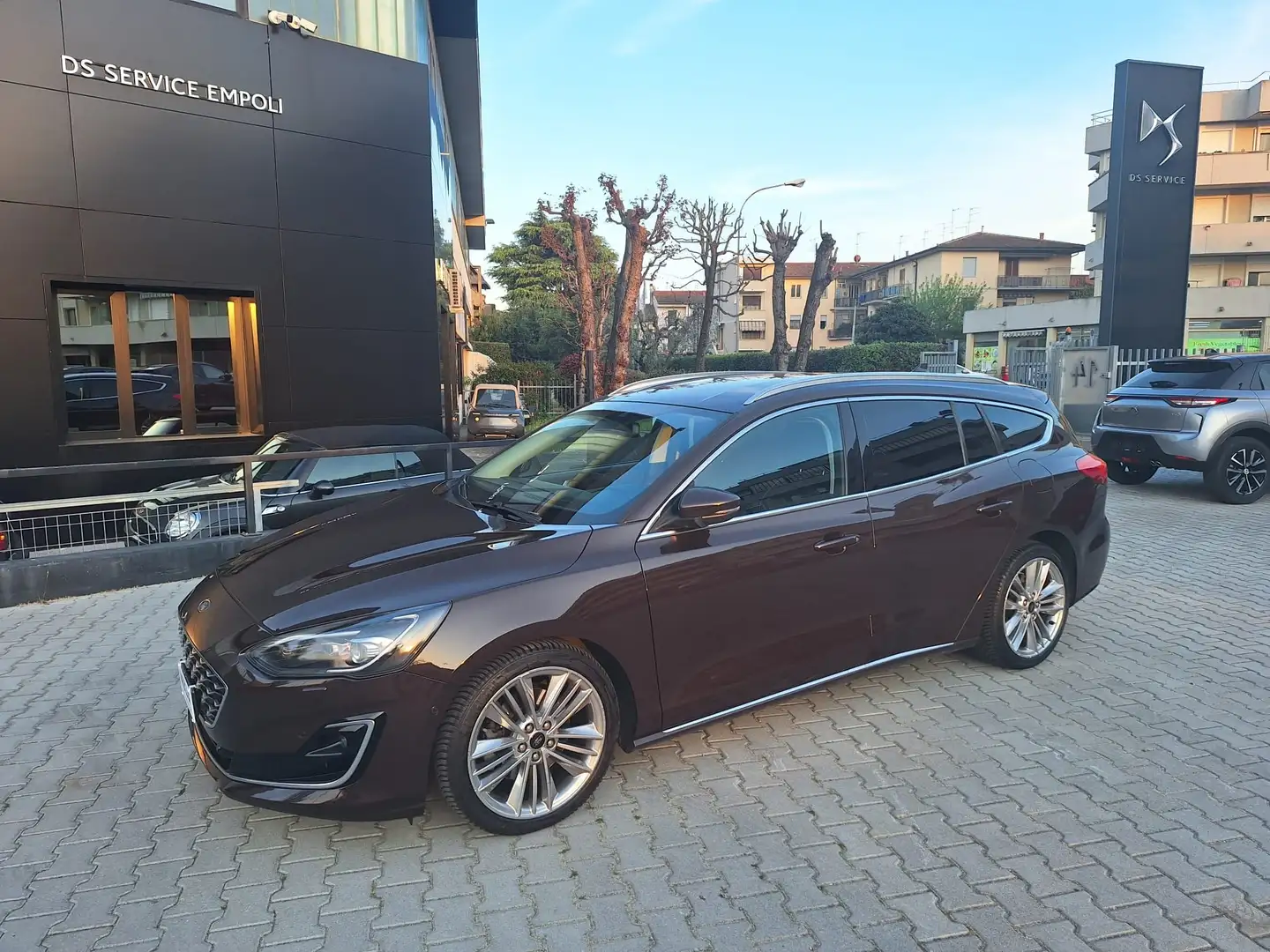 Ford Focus SW 1.5 ecoblue Vignale 120cv auto IVA ESPOSTA Rood - 1