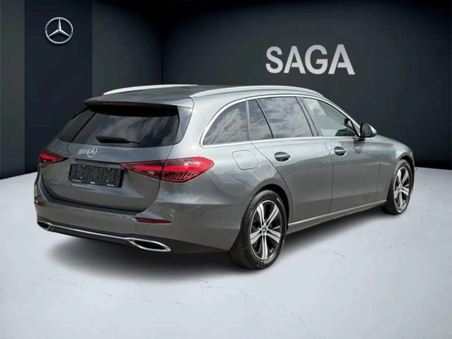Mercedes-Benz C 200 d break Luxury Line Attelage Grau - 2