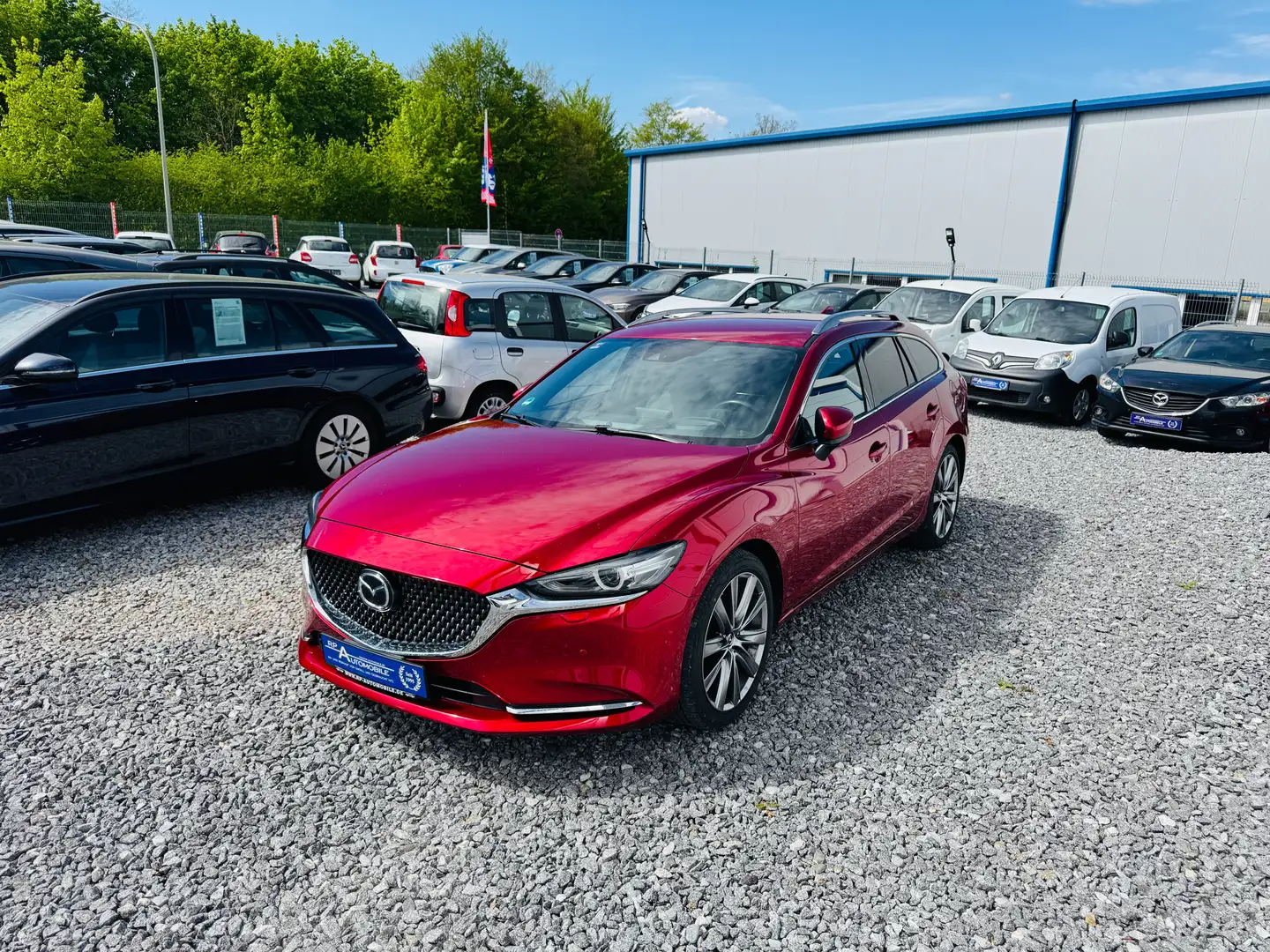 Mazda 6 Sports-Line 2.2 AUT LED PDC KAM BOSE NAVI CARPLAY Rot - 1