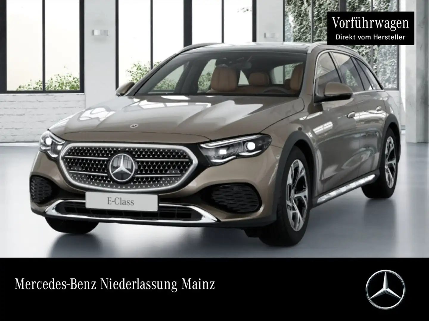 Mercedes-Benz E 450 d T 4M Avantgarde Fahrass 360° Airmat Pano Braun - 1