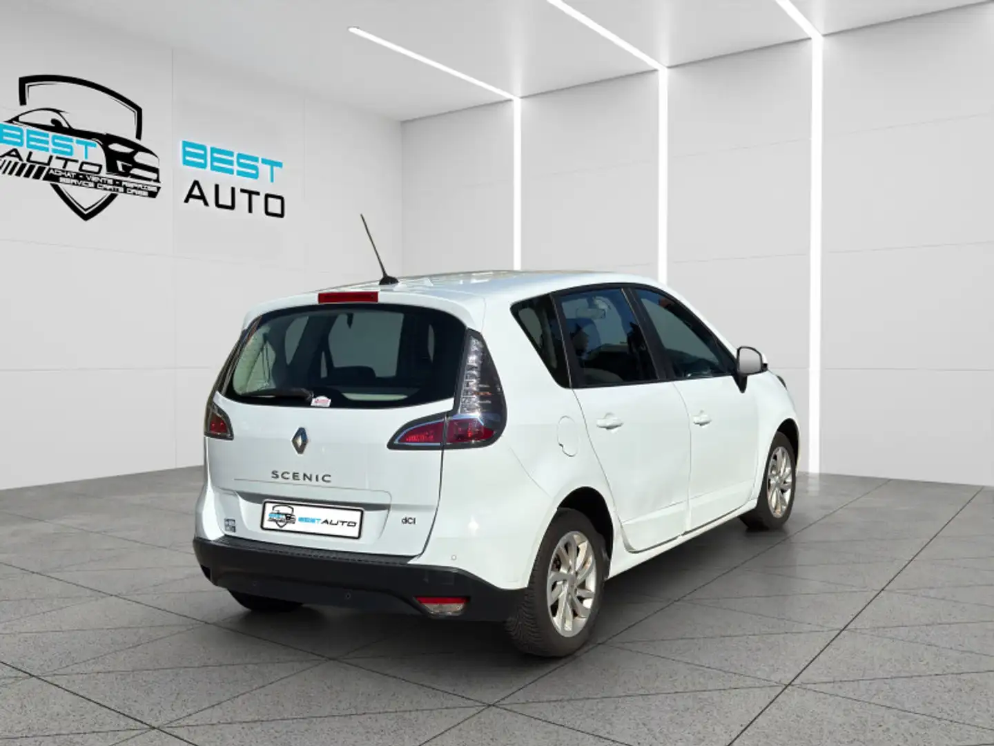 Renault Scenic 1.5 DCI 95CH FAP AUTHENTIQUE ECO² Blanc - 2