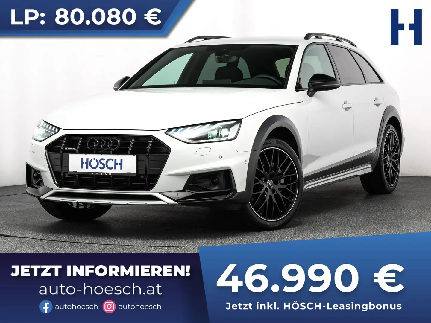 Audi A4 allroad quattro TDI 19er TRAUMEXTRAS -41% Weiß - 1