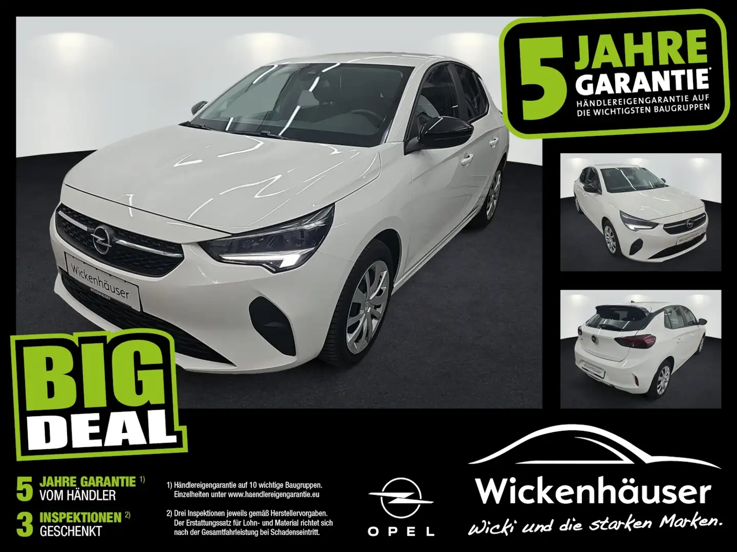 Opel Corsa F 1.2 Turbo AUTOMATIK*LED*PDC*KLIMA Blanc - 1