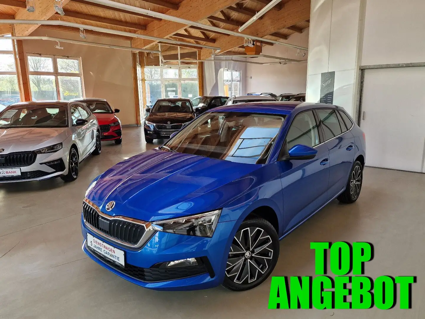 Skoda Scala Style Plus DSG AHK 5J-GAR ACC LED KAMERA Blau - 1