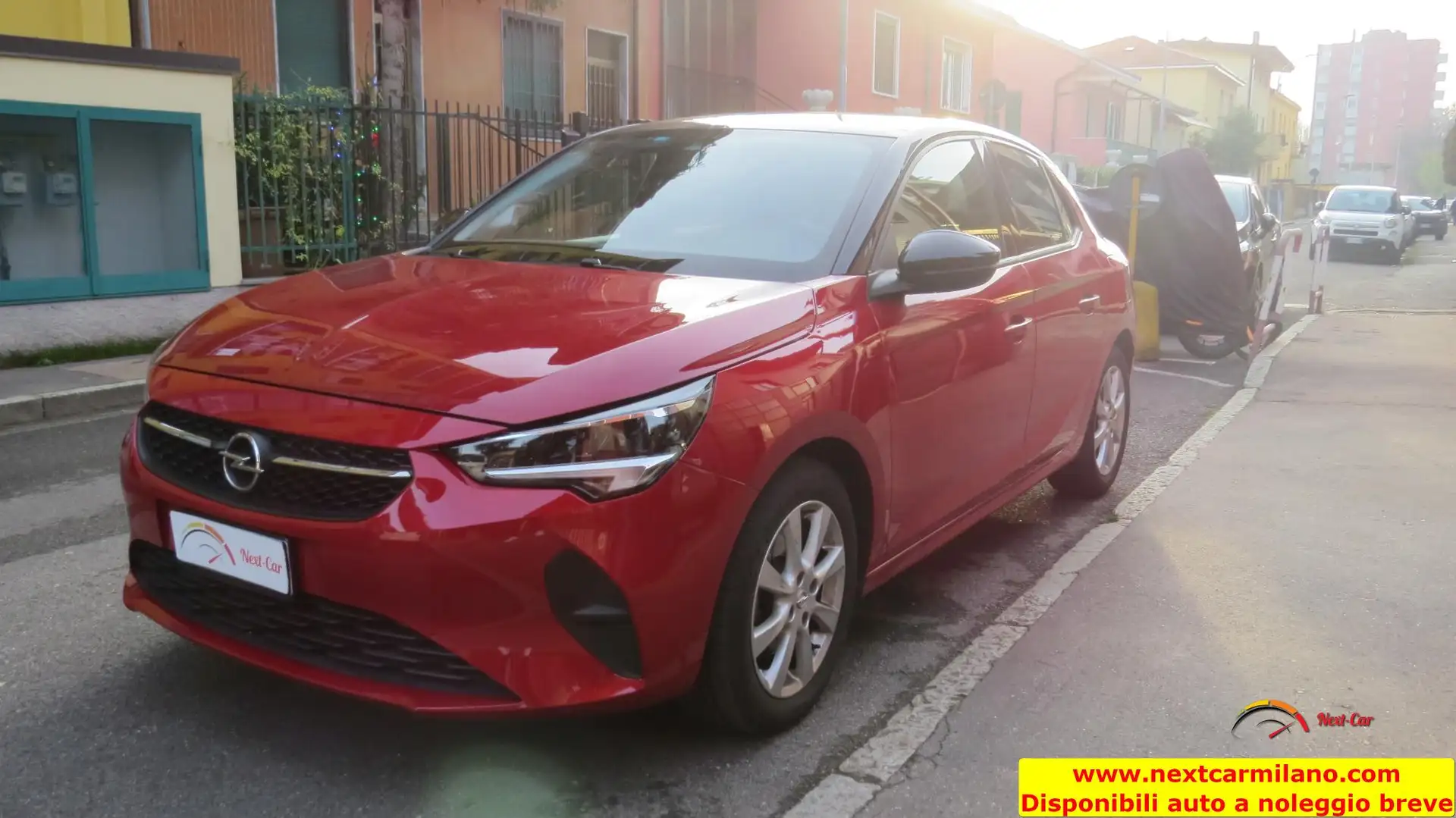 Opel Corsa Corsa 1.2 Edition s&s 100cv at8 Rosso - 1