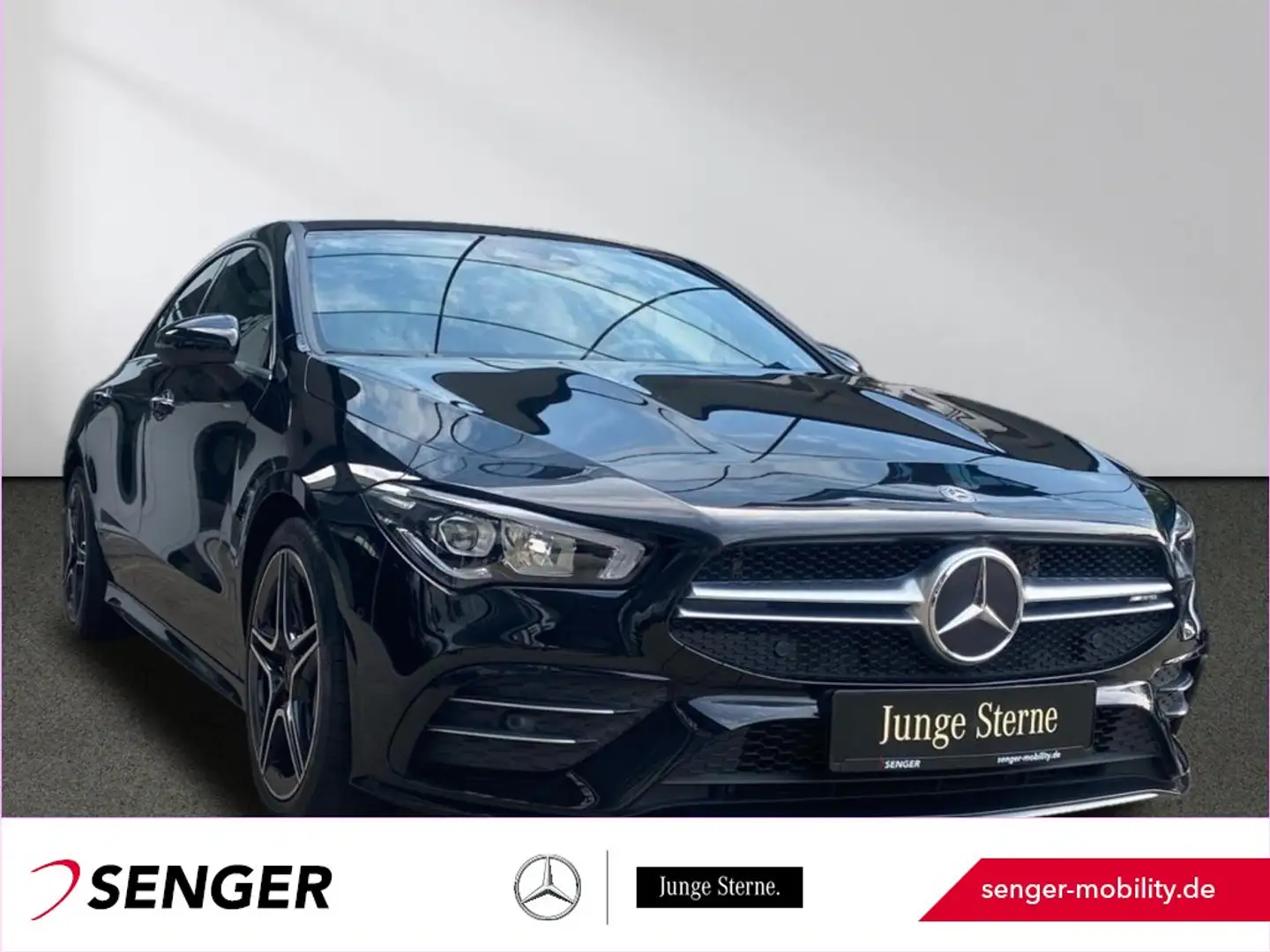 Mercedes-Benz CLA 35 AMG 4M Coupé Burmester Standheizung 360°K Noir - 1