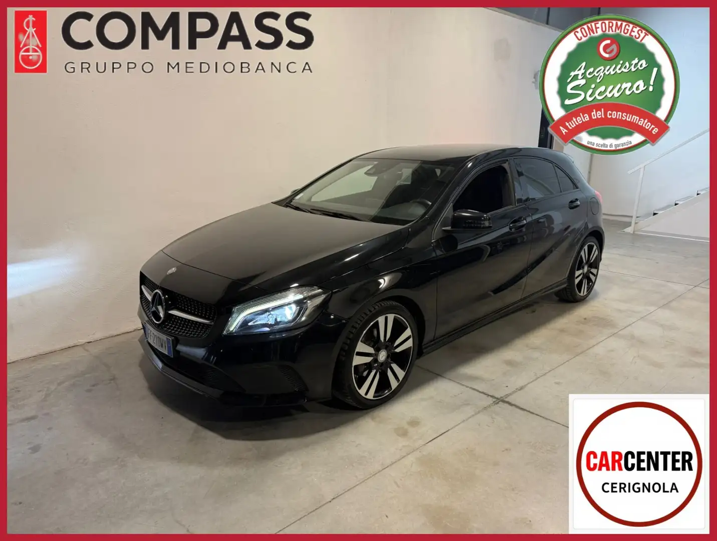 Mercedes-Benz A 200 A 200 d Automatic 4Matic Premium Zwart - 1