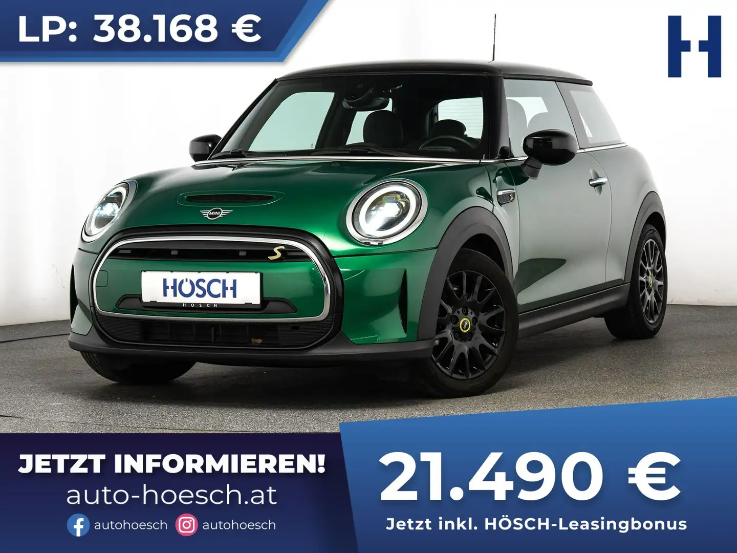 MINI Cooper S SE Classic LED NAVI SHZ WÄRMEPUMPE Grün - 1