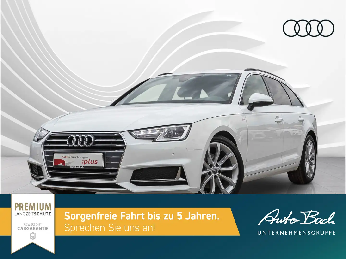 Audi A4 S line 35TFSI Xenon EPH AHK Weiß - 2