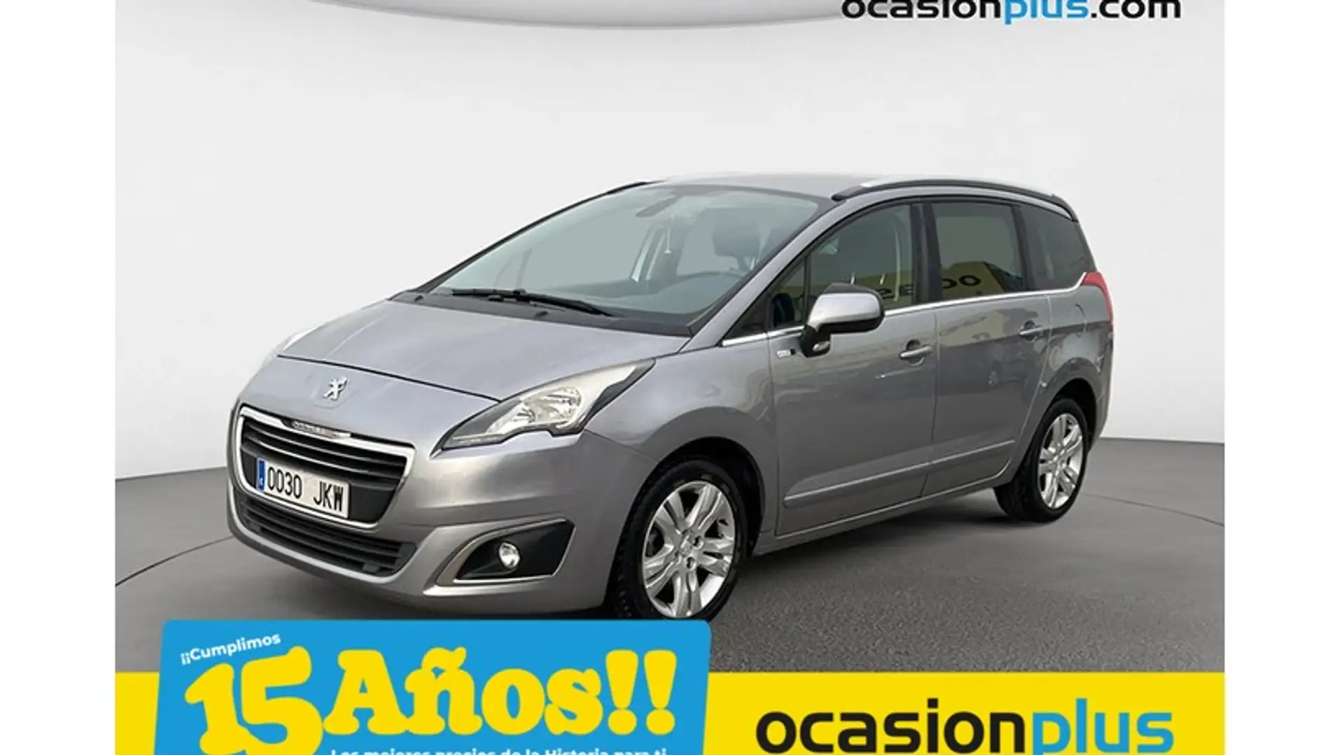 Peugeot 5008 1.6 BlueHDi Style 7 pl. 120 Gris - 1