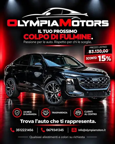 Audi Q3 SPB TDI QUATTRO 193CV S LINE TETTO TERZO SCHERMO SONOS 20 MATRIX KAMERA 360