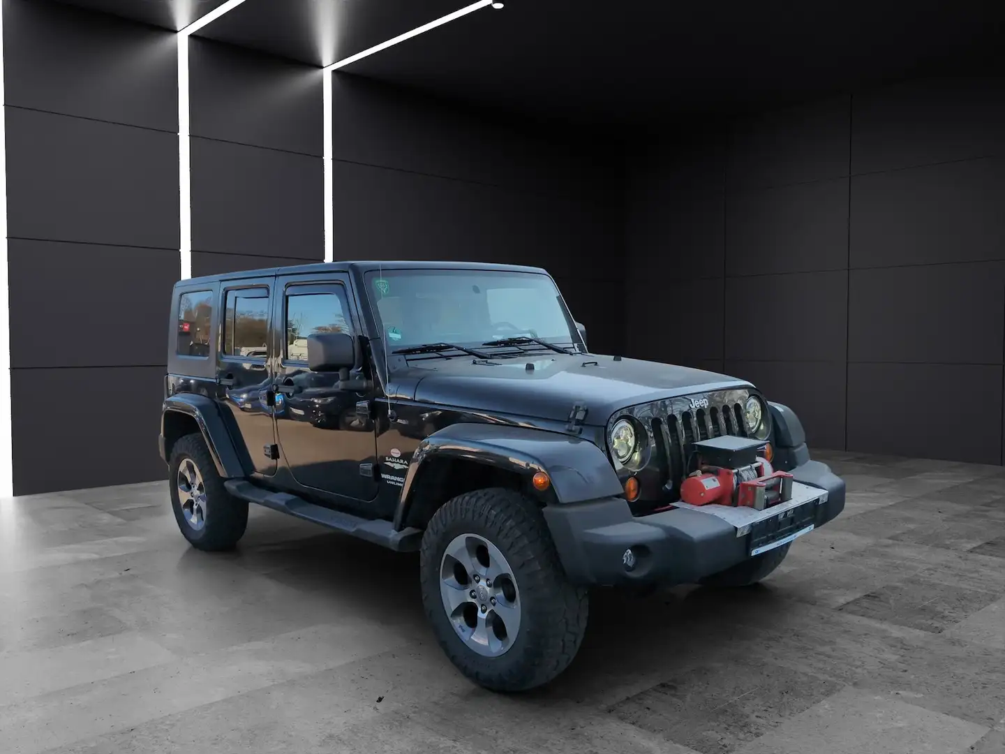 Jeep Wrangler 2.8 Sahara Unlimited *Hardtop*Automatik Zwart - 2
