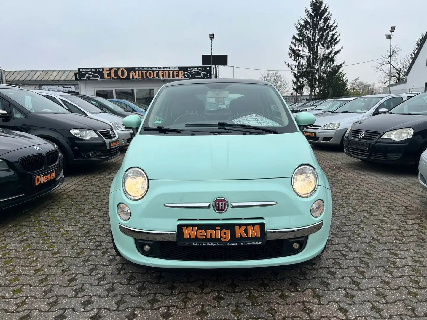 Fiat 500 Pop+WENIG KILOMETER+EURE 6+KLIMA Bianco - 2