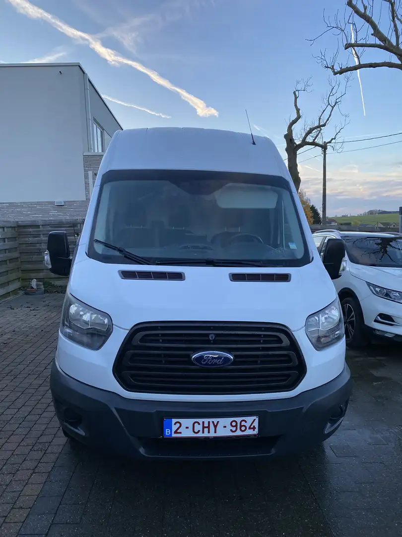 Ford Transit Bus Blanc - 2
