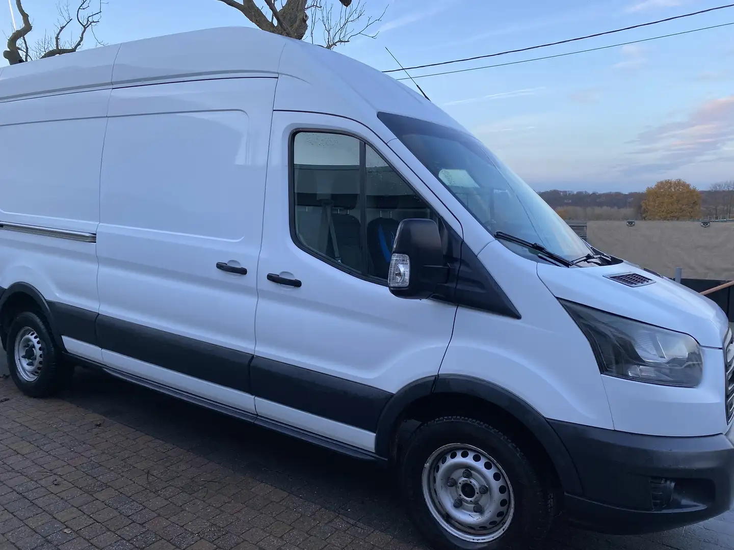 Ford Transit Bus Blanc - 1