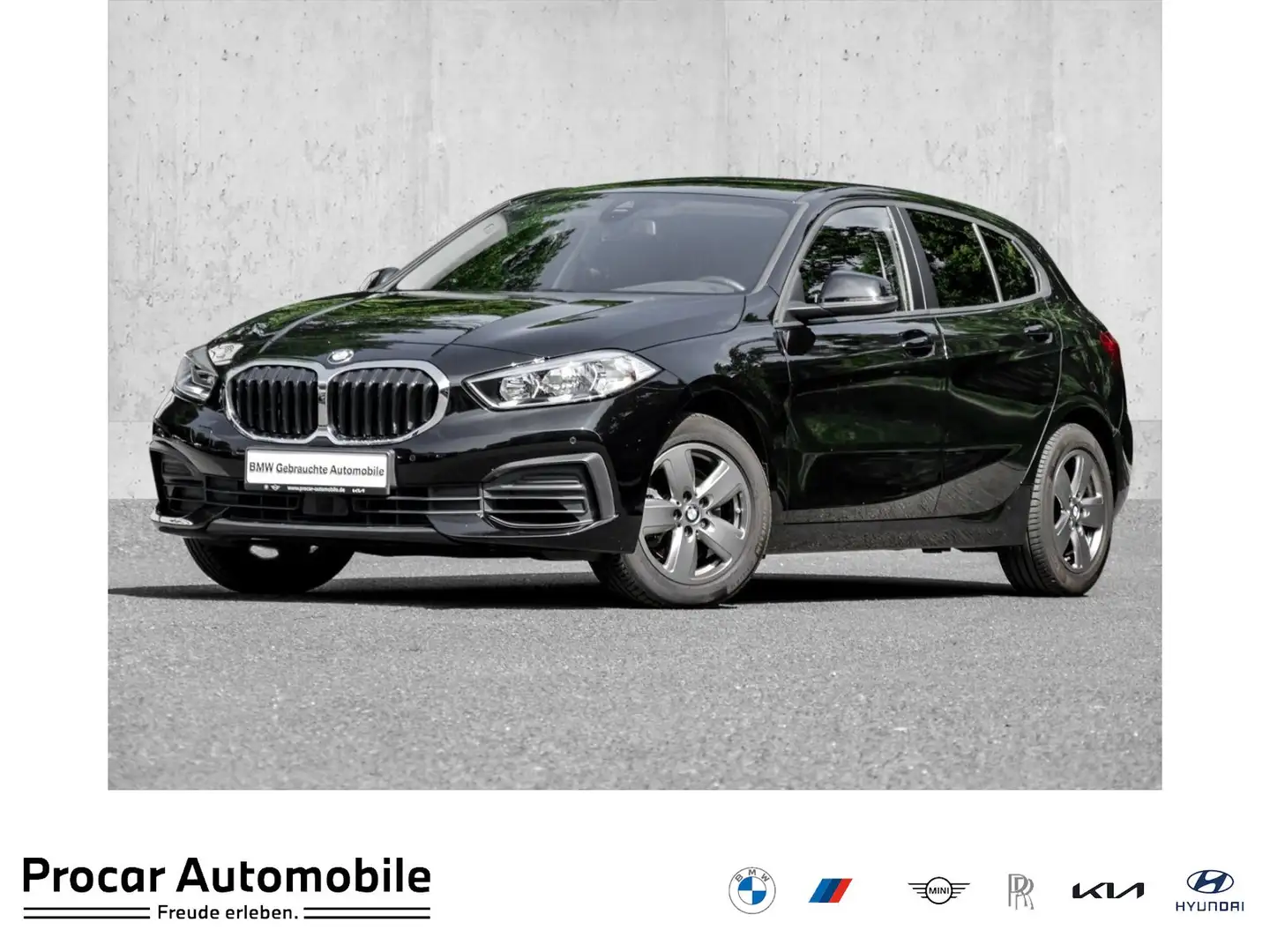 BMW 118 i ADVANTAGE+ACC+SHZ+AUT+PDC Schwarz - 1