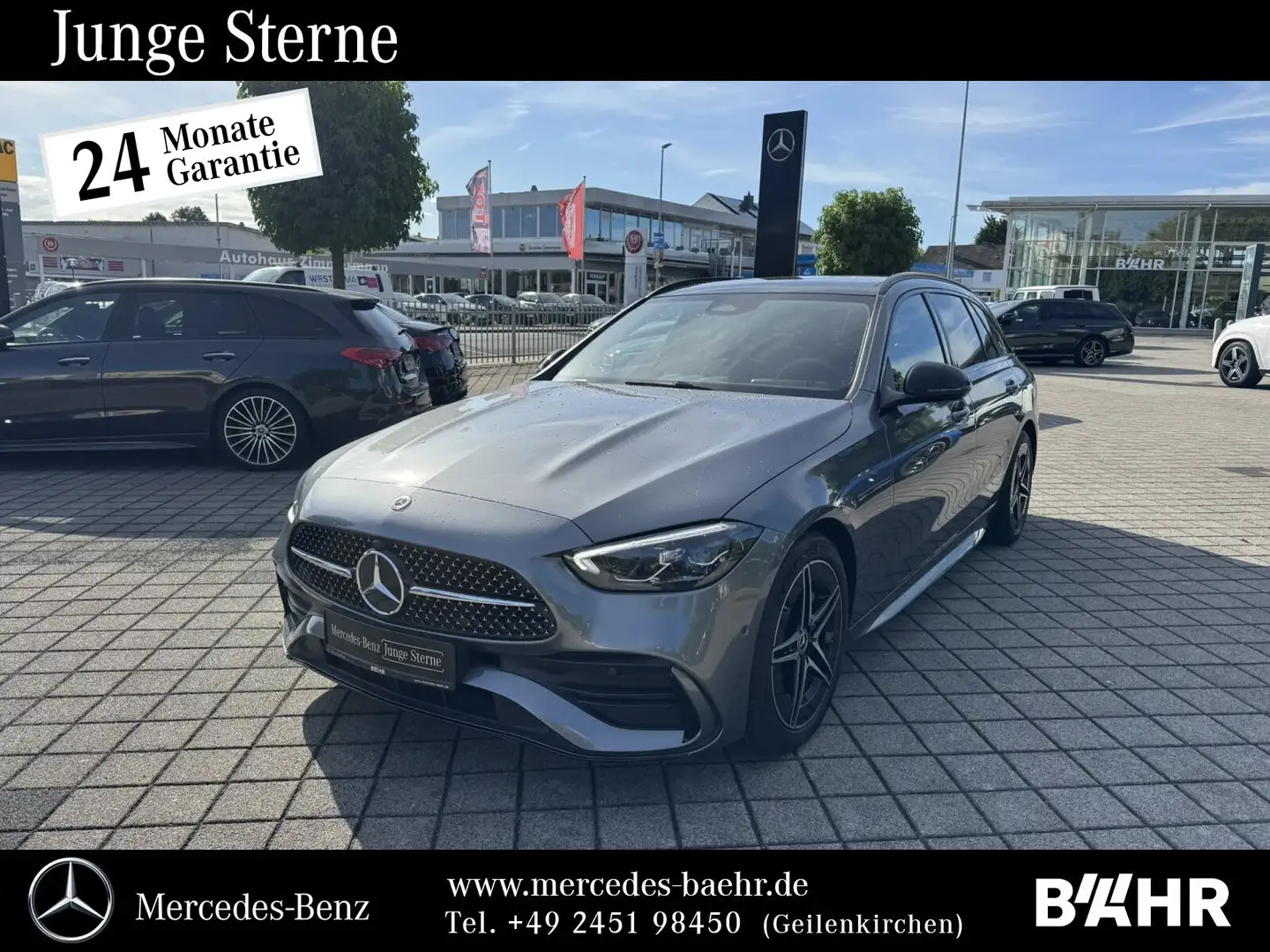 Mercedes-Benz C 180 C 180 T AMG+Night/MBUX/Navi/LED/RFK/Totwinkel Grau - 1