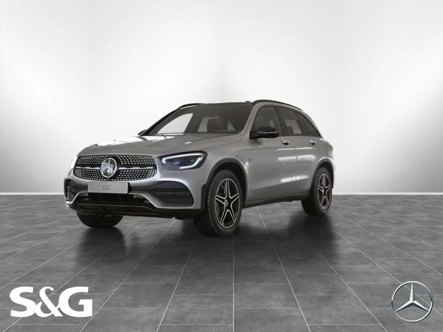 Mercedes-Benz GLC 300 de 4MATIC Night+MBUX+Pano+360°+19 Zilver - 1